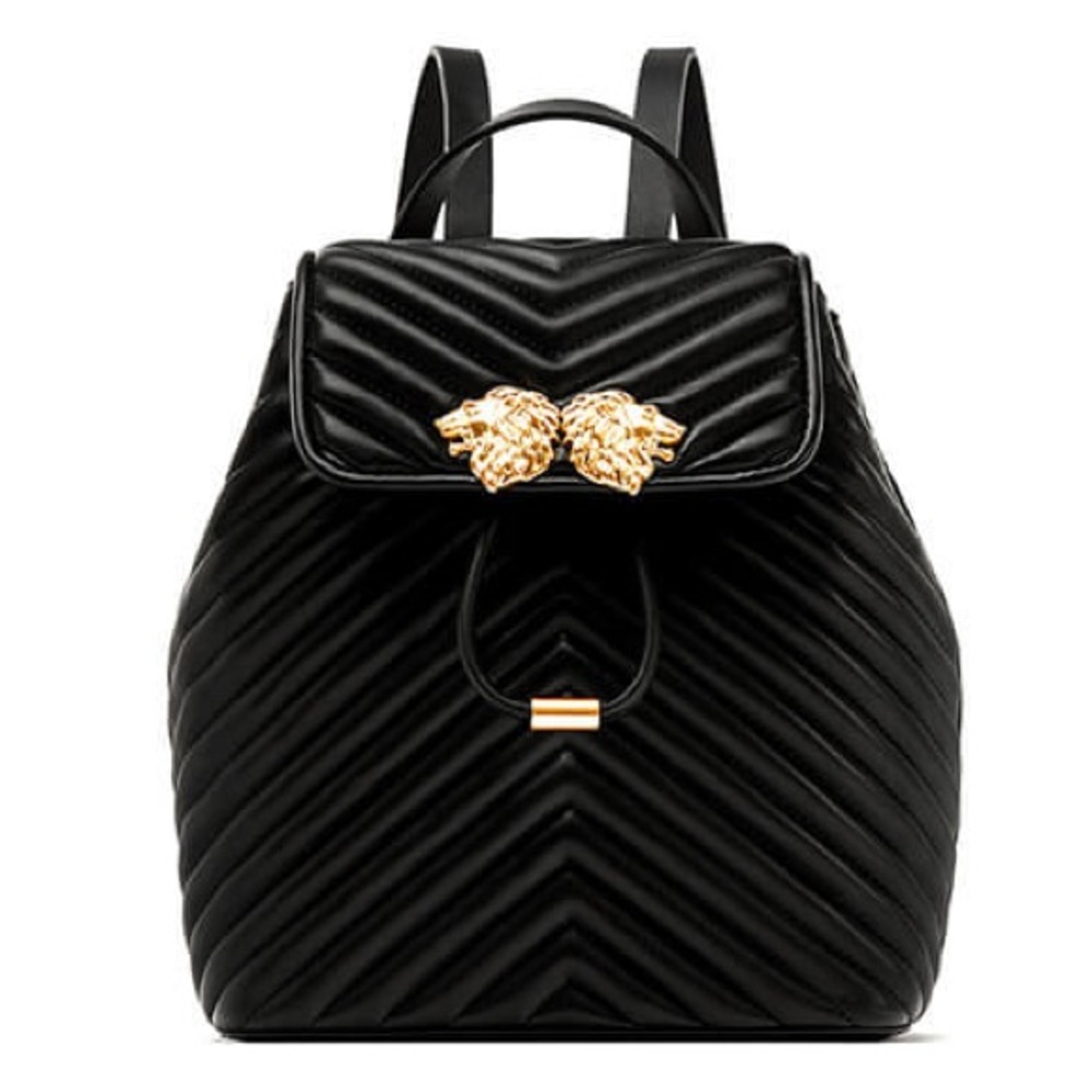 QUILTED MINI BACKPACK WITH LION DETAIL (ZARA)